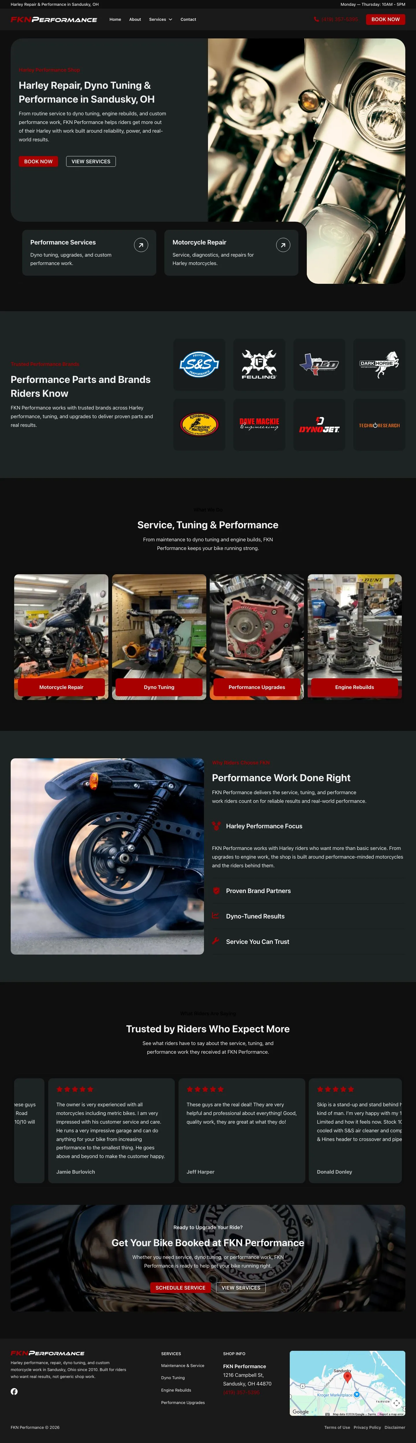 FKN Performance's homepage